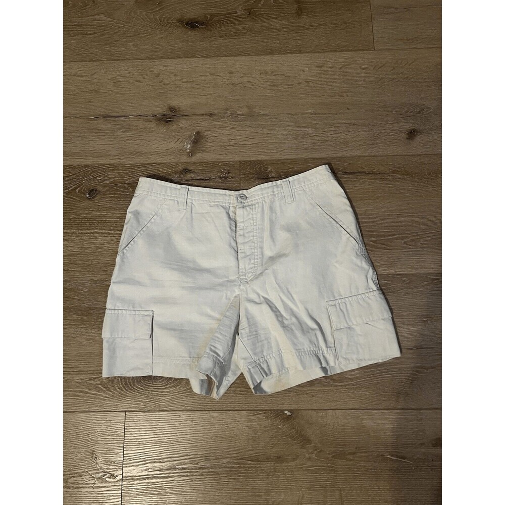 J. Crew Womens White Ivory Chino Shorts Size Petite 8